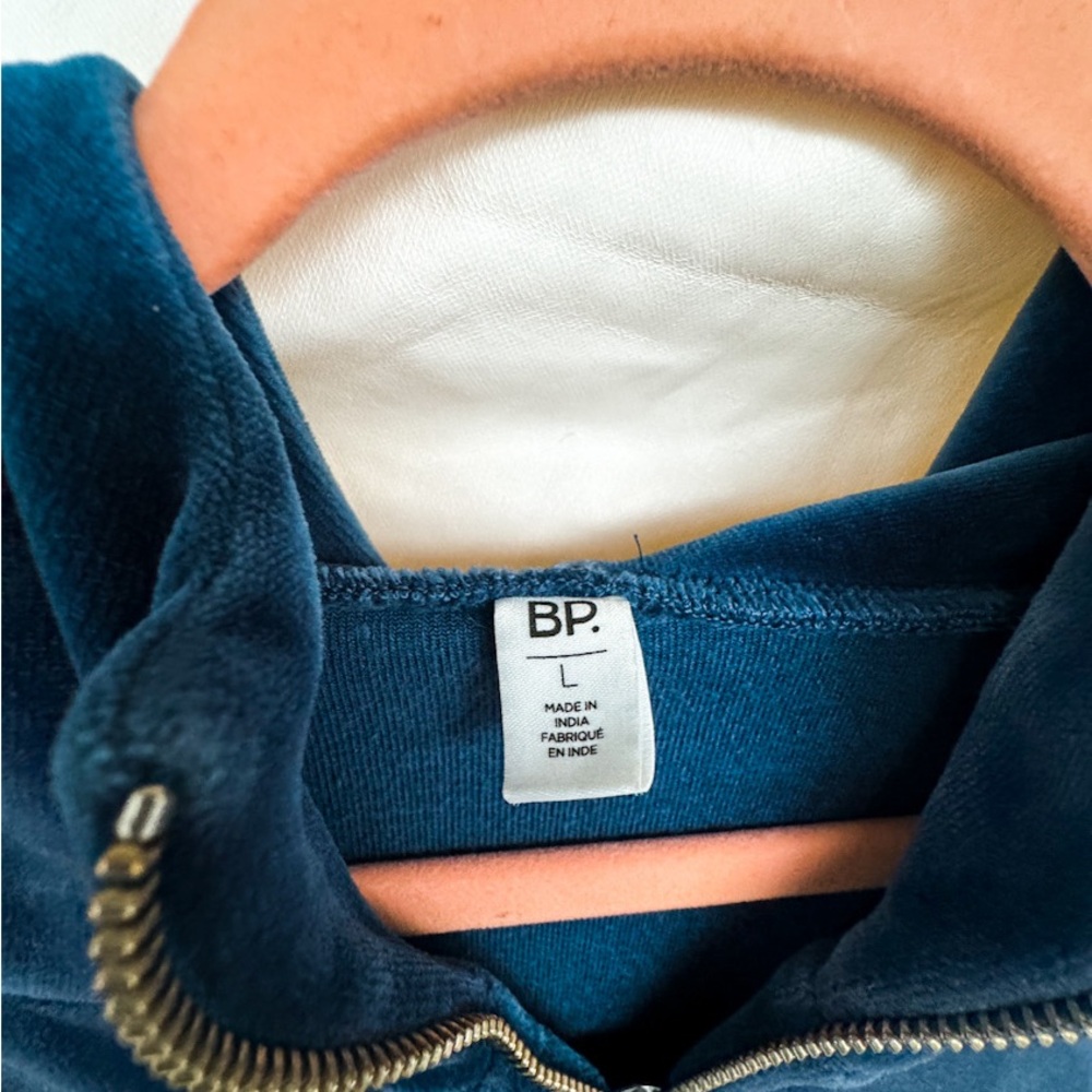 BP Velour Hoodie, Aurora Blue, Women's Size L. - Picture 7 of 7